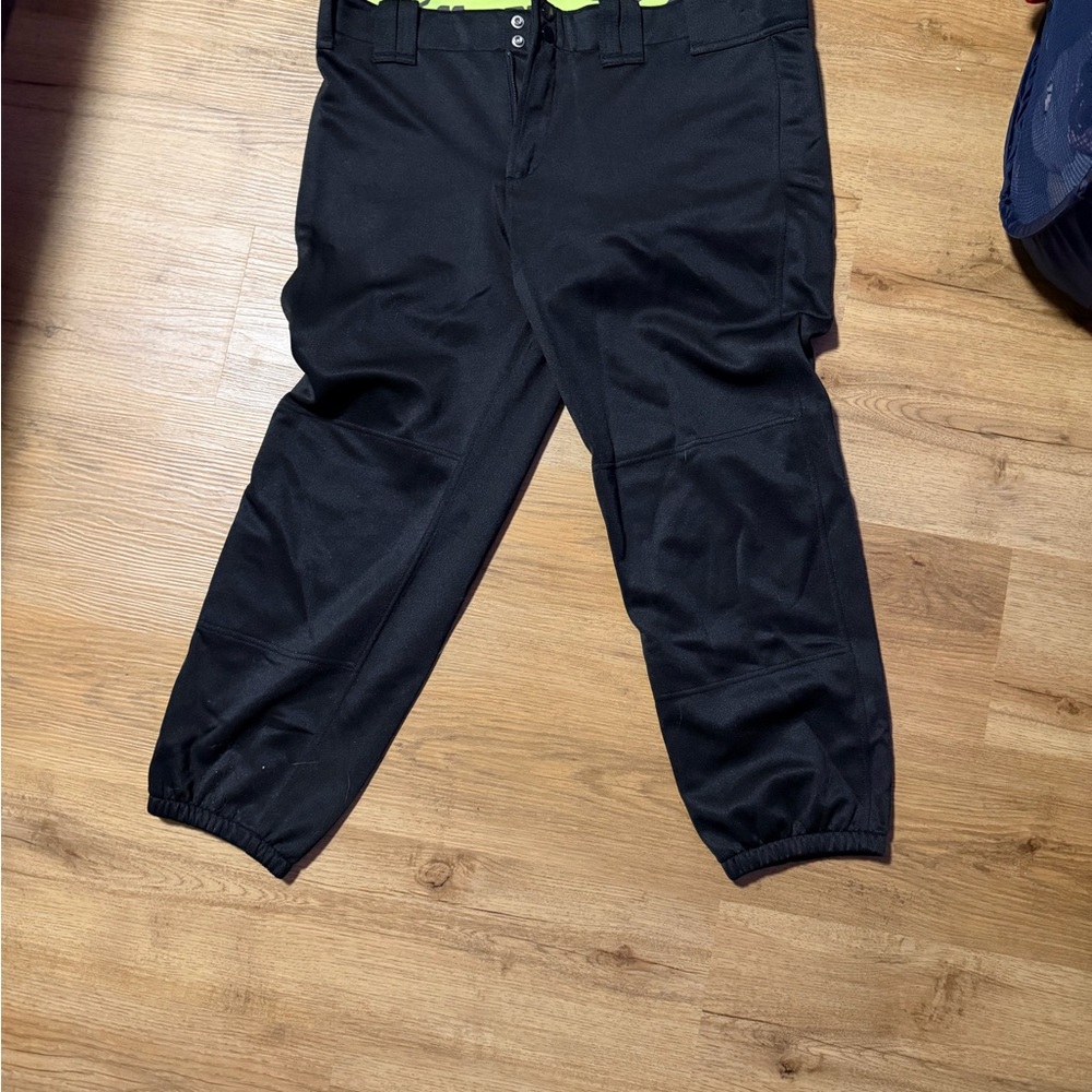 Mizuno black women’s softball pants